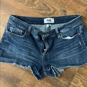 PAIGE denim jean shorts 27